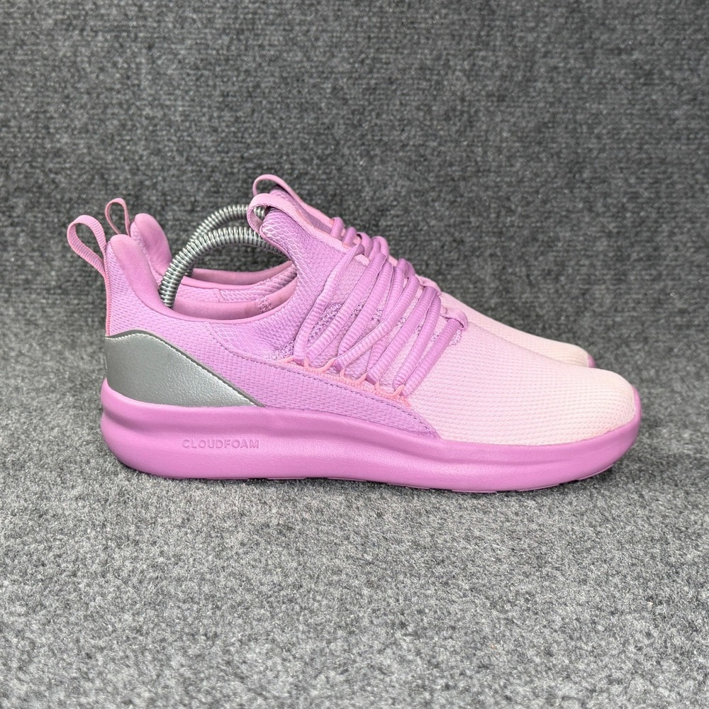 Adidas Lite Racer Adapt 7.0 Athletic Shoes Girl's 6 Purple Clear Pink Running